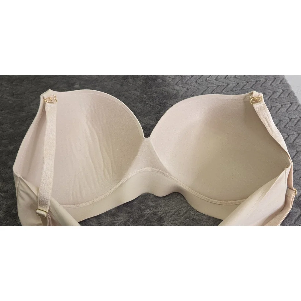 Victoria's Secret Dream Angels Padded No Wire Wireless Bra Beige Nude 40DD